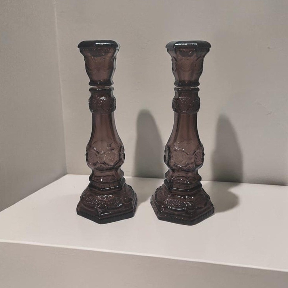 Avon Dutch Charisma Candleholders, Set Of‎ 2, Vintage Style Replacement Bottles